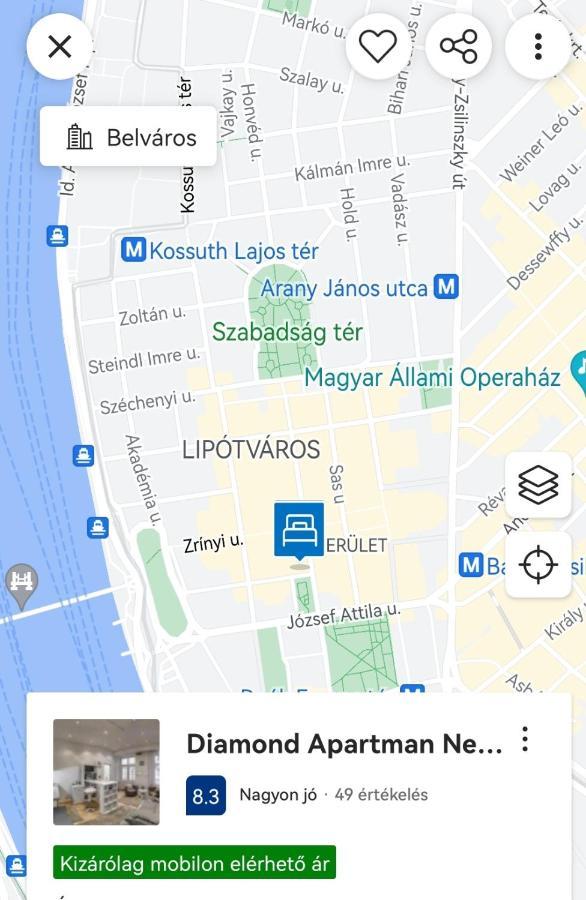 Diamond Apartman Near To Basilica Budapest Bagian luar foto